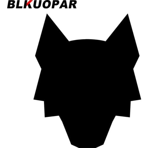 BLKUOPAR for Wolf Leader Head Car Stickers Fashionable Simple Decal Car Accessories Sunscreen Scratch-Proof Laptop Windows Decor