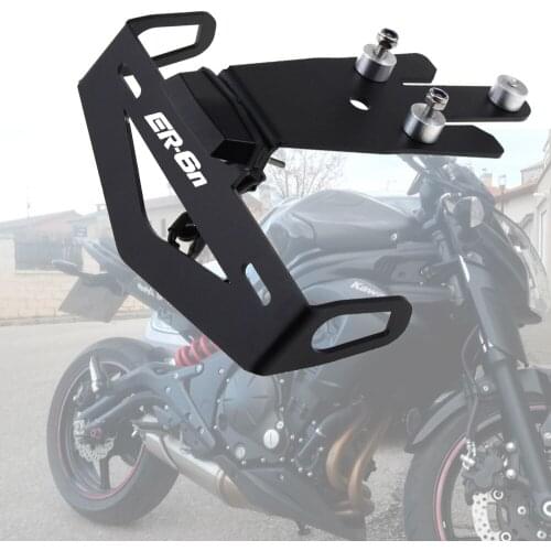 For Kawasaki ER6N ER6F ER-6N ER-6F 2012-2017 Motorcycle License Plate Holder License Bracket Tail Tidy Fender Eliminator Black