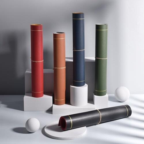 Double-sided usable rectangle leather placemat Oilproof Waterproof Tablecloth Bowl Mat Insulation table mat 30x43cm Coaster