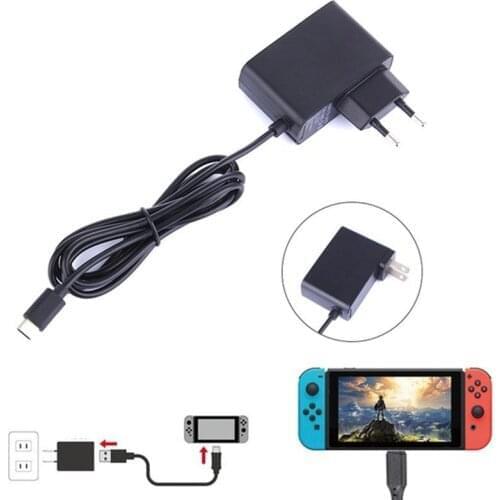 EU/US Plug 5V 2.4A AC Adapter Charger 110-240V Travel Charger for Nintend Switch Charging USB Type C Power Supply Power Adapter