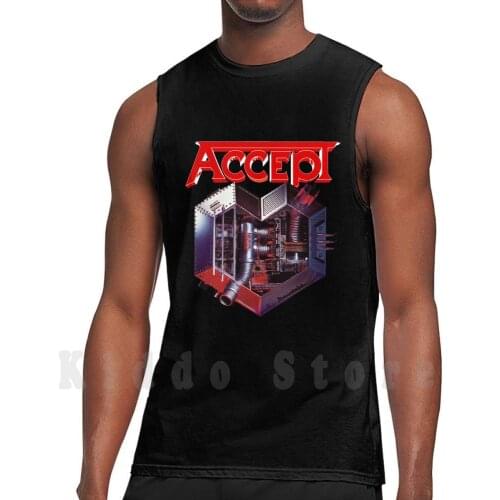 Shadow Soldiers tank tops vest 100% Cotton Accept U D O Judas Manowar Saxon Dolken Priest Band