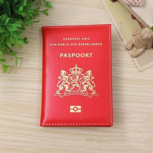 New Netherlan Travel Passport Cover Protector Business Protective Passport Holder Wallet Document Orgainzer Case for Holland