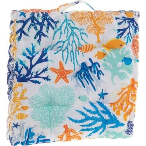 Cushion Dekodonia Ocean Floor Blue (43 x 43 x 7 cm)