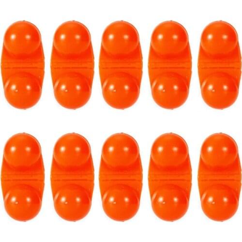 Fishing tackle 10 pcs of double rattle attractor fishing rattle bead vibrating fish attractor bite alarm bell bead accessories