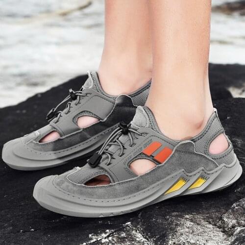 Sandali Da Uomo Beach Slides Men Sandalias De Verano Para Hombre Safety Sandals Summer Sandals&slippers