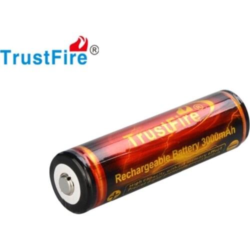 2pcs TrustFire 100% original 18650 Battery 3.7v 3000mAh For Camera Torch Flashlight 18650 Rechargeable Batteries