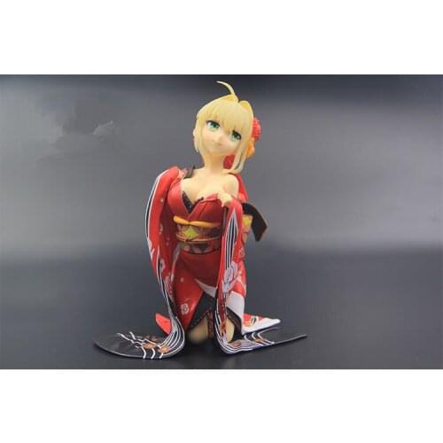 17CM Japanese anime figure Fate EXTELLA Nero Claudius Caesar Augustus Germanicus kimono ver action figure collectible model