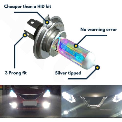 1pcs H4 Car Headlights Super Bright Car Fog Light Far Near Light Bulbs General Purpose Accessories Power Auto Headlight Lamp