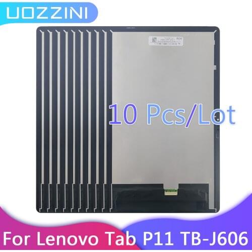 10Pcs/Lots For Lenovo Tab P11 JB-J606 J606F 11 inch New LCD Display Touch Screen Digitizer Assembly Replacement For J606 Tested