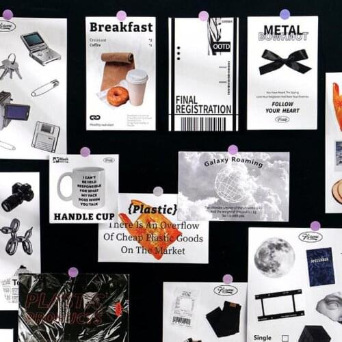 10sheets/set Sticker Set Retro Series Diy Cute Stickers Ins Style Scrapbooking School Suppliers Stationery Art Supplies