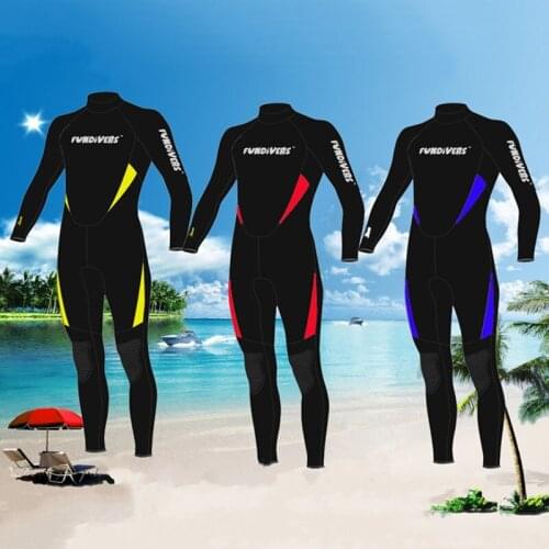 3mm Neoprene Men Scuba Wetsuits Warm One Piece Body Surfing Jumpsuit Full Body Diving Swimsuit for Men