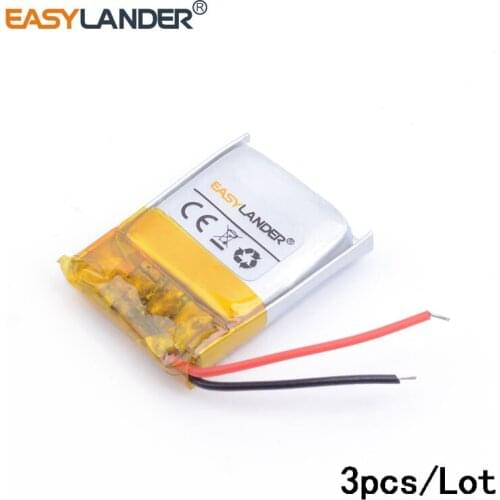 3pcs/Lot 601525 3.7V 150mah Lithium polymer Battery with Protection Board For MP3 MP4 MP5 GPS Digital Products