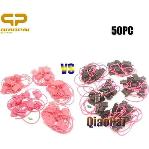 50pc High-quality Car Waterproof Connector Universal 5A 10 20A 30A Auto Waterproof Fuse Holder 16 AWG Copper Line Wire Harness
