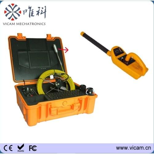 512Hz sonde and receiver underwater 50m sewerage detection camera pipeline inspection equipment with meter counter