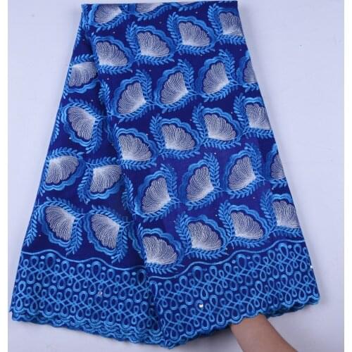 African Cotton Swiss Voile Lace Fabric High Quality With Stones Swiss Voile Lace In Switzerland Latest African Lace Fabric 1638