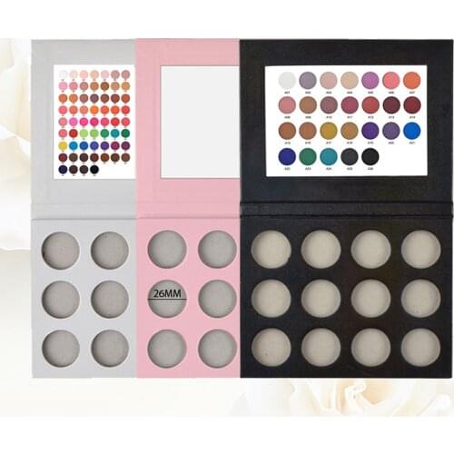 Sequins Matte Optional Eyeshadow Power Palette Glitter Highlighter Shimmer Makeup Pigment Private Label