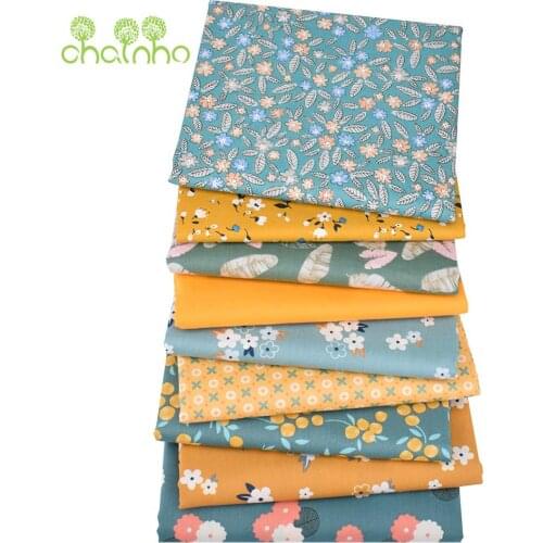 Chainho,Printed Twill Cotton Fabric,DIY Sewing & Quilting For Baby & Childrens Bedding,Vintage Color,100x160cm or 40x50cm