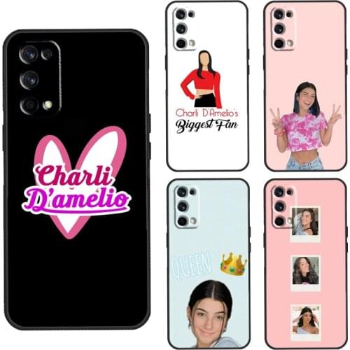 Charli D'Amelio Case For OnePlus 8T 7T Nord 7 8 9 Pro Cover For Realme 8 7 6 Pro Q3 C3 C11 C15 C21 GT Neo