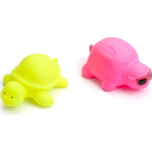Turtle Shape Colorful LED Night Light Battery Powered Night Lights for Kids Gift Plastic Flashing Night Lighting Decoration