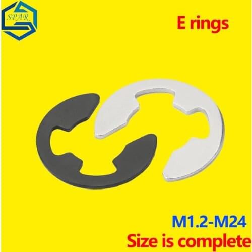 E Ring Open Retaining GB896 E-type Circlip Open Circlip Snap Ring Buckle ¢1.5M2M3M4M5M6M15M24