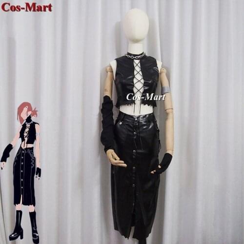 Anime Jujutsu Kaisen Kugisaki Nobara Cosplay Costume Cute Black Leather Uniform Activity Party Role Play Clothing Custom-Make