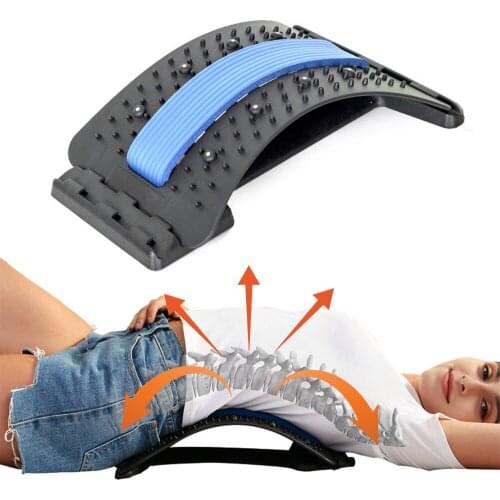 Magnetic Back Massager Stretcher Muscle Relax Posture Therapy Corrector Back Stretch Spine Stretcher Lumbar Support Pain Relief