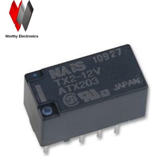 Wholesale 10pcs/lot relay TX2-12V