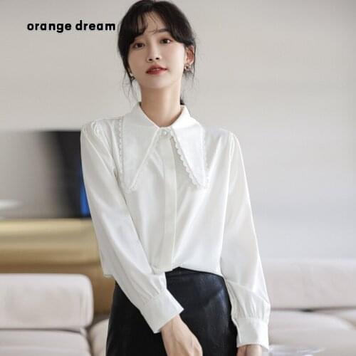 Orange dream Womens White Shirts