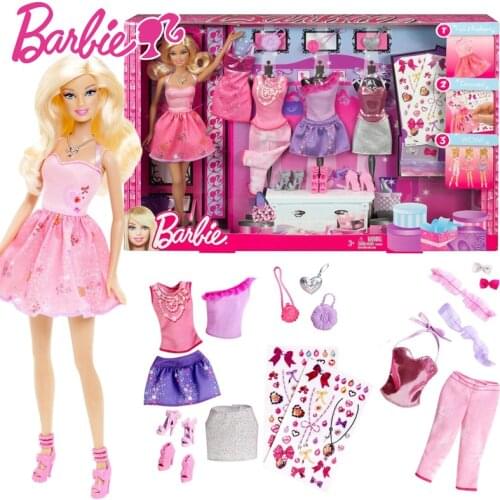 Original Barbie Doll Princess Girls Dolls with Pet Toys for Girls Accessories Baby Doll Toy Clothes Dress for Barbie Juguetes