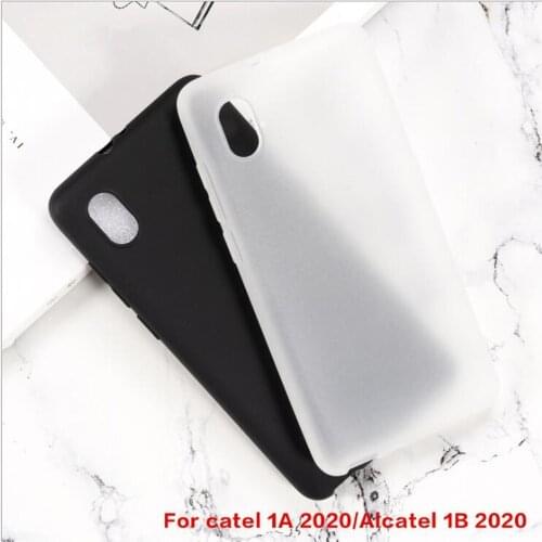 For Alcatel 1A 2020 Cases Anti-knock Soft TPU Case For Alcatel 1B 2020 Anti Skid Silicone Protection Back Cover Capa