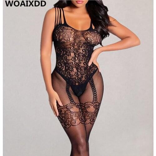 XXXL Sexy Lingerie Hot Bodystockings Lenceria Black Latex Women Erotic Costumes Open Crotch Tights Transparent Erotica Bodysuit