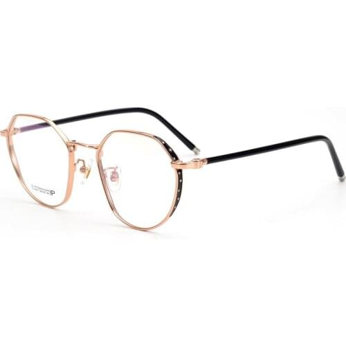 New trend refined retro glasses frame pure titanium ultra light myopia glasses frame