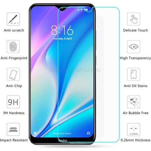 Tempered Glass For Xiaomi Redmi 8A Note 9 Pro Max Screen Protector Toughened Protective Phone Front Film For Redmi Note 9S Glass
