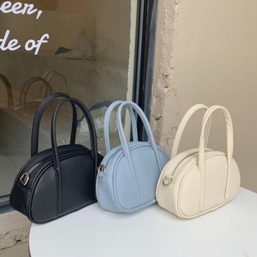 Top Handle Womens Crossbody Bags Female PU Leather Shoulder Bags Solid Color Ladies Small Tote Purse Handbags Bolsa Feminina