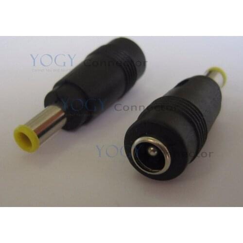 1pcs Female 5.5*2.1mm to male 5.0*3.0mm dc jack, male port with pin, dc socket to plug convertor
