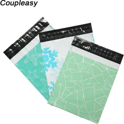 10Pcs 3 Styles Plastic Courier Bag Poly Mailer Plastic Shipping Bags Self Seal Adhesive Mailing Bags Plastic Envelope 26x33cm