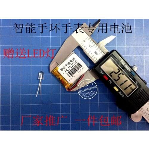 3.7V poly lithium battery 302530 200MAH For MEIZU MP3 MP4 smart positioning Watch Limited package post Rechargeable Li-ion Cell