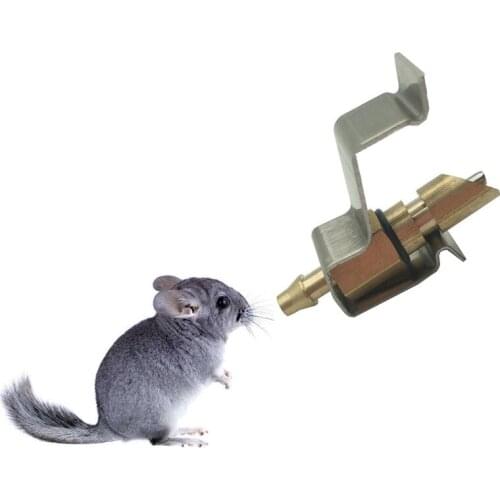 C024 Mouse waterer automatic brass nipple for drinking water chinchilla bunny drinker pet drinker 200pcs/pack