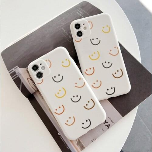 Cases For Samsung Galaxy Quantum 2 A22 A51 S21 S20 FE S10e S10 Plus Ultra Lite A72 A50 A30S A52 A32 A71 Lovely INS Smiley Fundas
