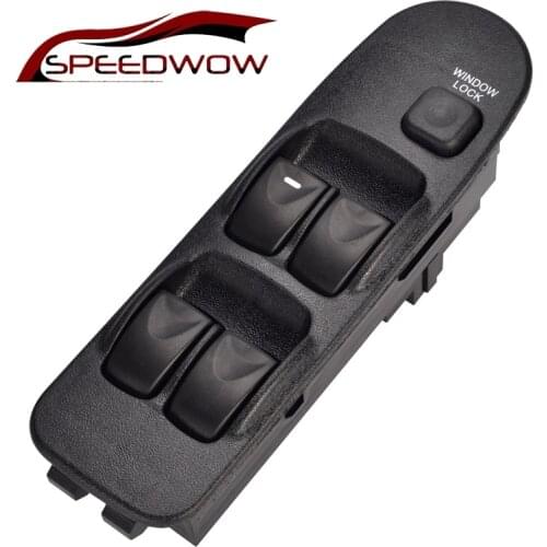SPEEDWOW Black Power Master Window Switches Front Left For Carisma MITSUBISHI Space Star DA_ 1995-2006 Car Accessories