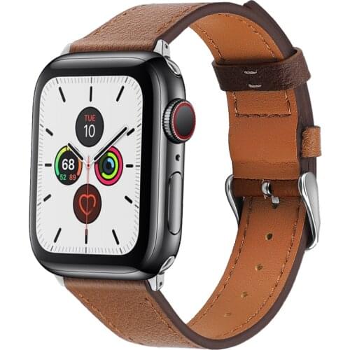 Cinturini for apple watch series 5 44mm correa leather watchband for applewatch iwatch 42mm 40mm 38mm strap serie 4 3 2 bracelet