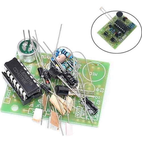 Energy Saving Lamp LED Light Incandescent Light CD4011 Sound and Light Control Switch Kit DIY Voice Control Parts Module