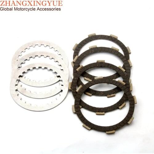 CLUTCH PLATES KIT for Yamaha YBR125 (4PC+5PC) 5VL-E6321-00-00 & 5VL-E6321-00-00