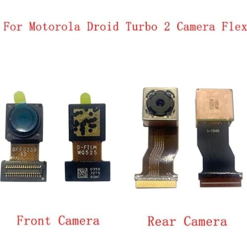 Back Rear Front Camera Flex Cable For Motorola X Force XT1581/Droid Turbo 2 XT1585 Main Big Small Camera Module Repair Parts