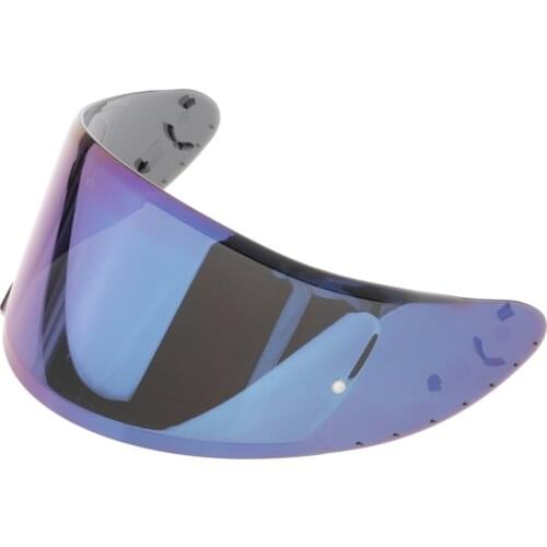 2 Pieces Replacement Motorcycle Helmet Visor for X14 Motor Parts Silver+Blue