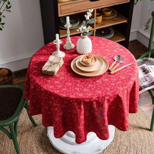 150cm Round Tablecloth Linen Cotton Table Cloth Dining Table Cover Home Decor Green Dust Cover For Hotel Tea Table
