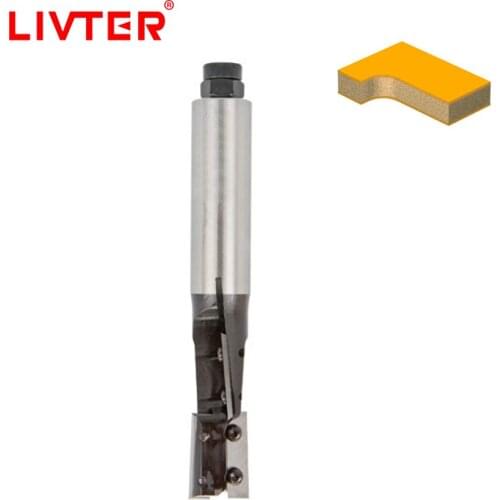 LIVTER Disposable insert router cutter with 2 up and shear flutes and a centre tip for use in CNC Router Machine