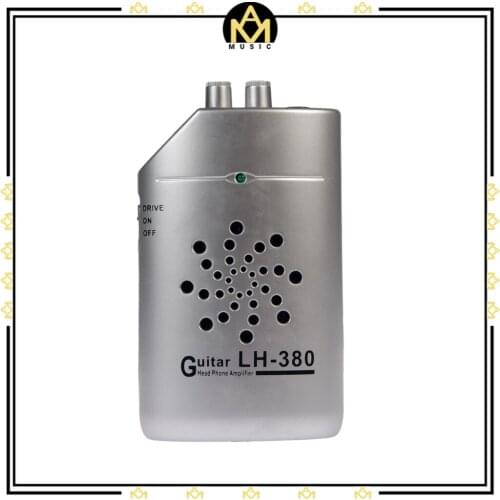 Amplifier LH-380 Mini Guitar Amplifier Sliver Color Guitar Head Phone Amplifier Portable Guitar Practice Guitar Accessories