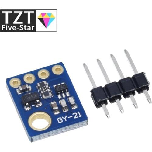 TZT Si7021 GY-21 Module Industrial High Precision Humidity Sensor I2C IIC Interface Module For Arduino Low Power CMOS IC Module