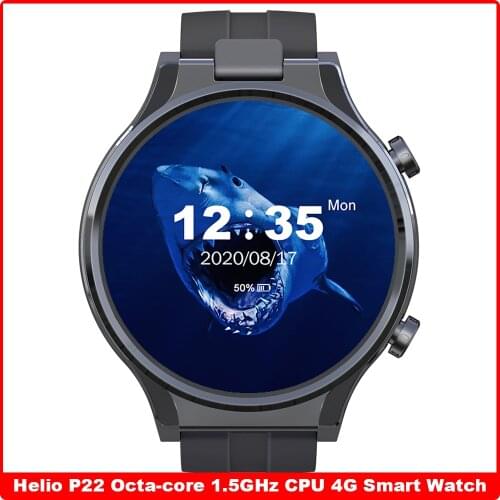 2.1" Full Round Android Smart Watch Men With13MP Sony Camera Helio P22 Octa-Core SIM Card GPS WiiWear APP Smartwatch Reloj Watch